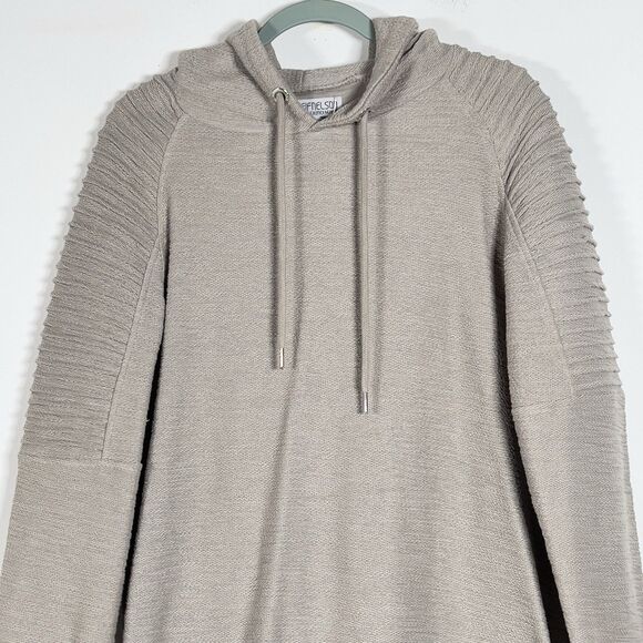 Leif Nelson Slim Fit Pullover Hooded Sweatshirt Mens Sz XL Gray - Picture 2 of 10